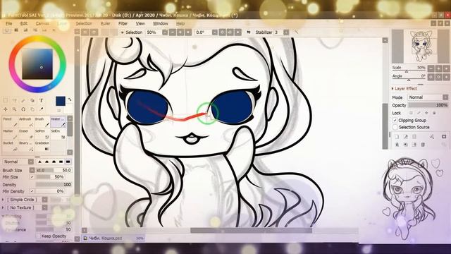 Чиби. В комбинезоне "кигуруми" кошки. смотреть онлайн