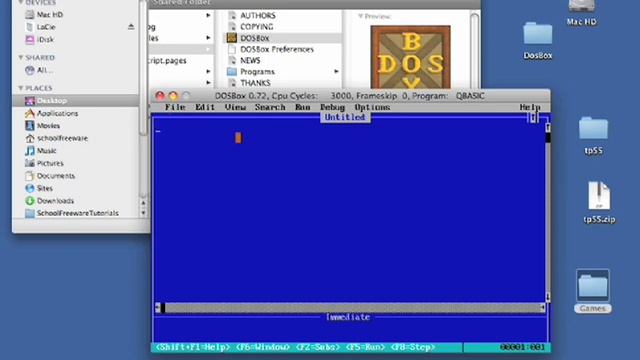 Running DOS Programs On Mac With DOSBox (Macintosh OS X)
