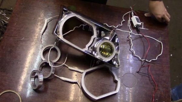 Led Angel Eyes RGB Nissan X-Trail t30 by TAU tech