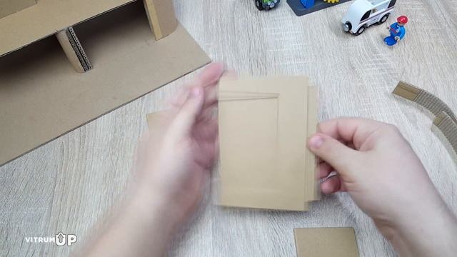 Как сделать гараж для машинок из картона смотреть онлайн