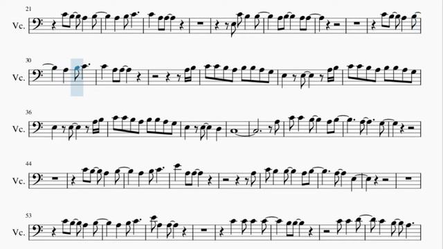 Cello Sheet Music: How to play Lovesong by The Cure смотреть онлайн