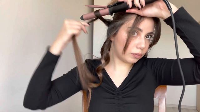 HANDE ERÇEL | SEN ÇAL KAPIMI EDA SAÇ MODELİ YAPILIŞI | Maşa İle Saç Yapımı смотреть онлайн