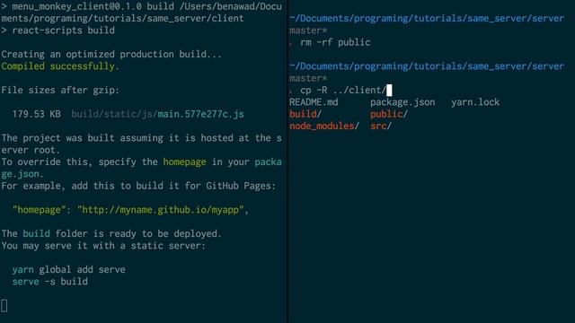 React and Feathersjs on the same server смотреть онлайн