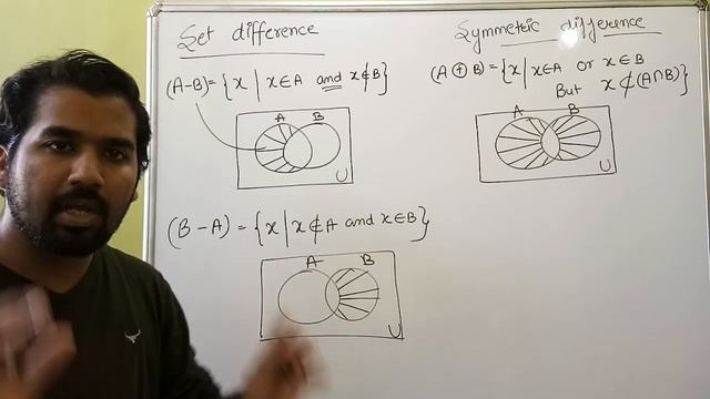 Set Difference And Symmetric Difference Explained with Venn Diagram in Hindi смотреть онлайн