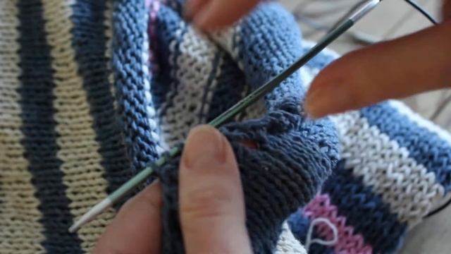 14.Подъем петель горловины смотреть онлайн