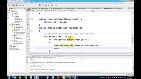 Hibernate example in netbeans