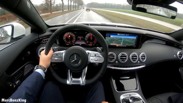2019 Mercedes Benz S 560 Coupe - Drive POV NEW S Class Acceleration Sound Exhaust