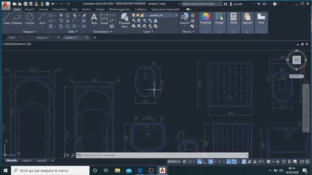come scaricare e incollare i blocchi con autocad 2020 смотреть онлайн