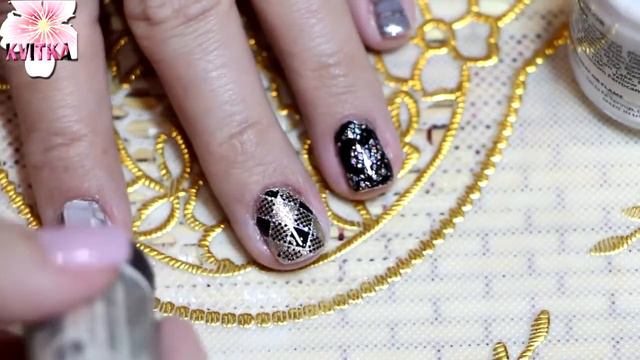 Наносим переводную фольгу на ГЕЛЬ ЛАК смотреть онлайн