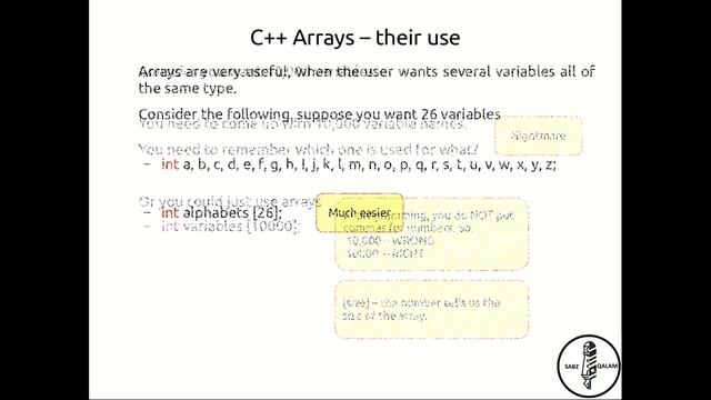 4: Arrays in C/C++ смотреть онлайн