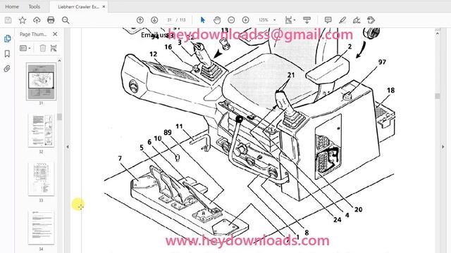 Liebherr Crawler Excavators R922 Litronic Operation And Maintenance Manual