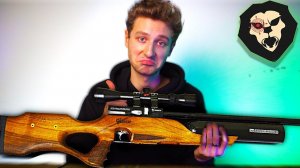 Пневматическая PCP винтовка Kuzey K900/K90 (6.35 мм, орех)