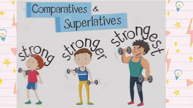 Degrees of Comparison of adjectives for kids Modified form of Adjectives Comparatives & superlative смотреть онлайн