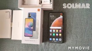 Распаковка и обзор Redmi note 10 5G от Xiaomi! Супер новинка 2021 года. NFC 5G. Отличный смартфон!