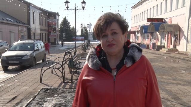 Поздравление с днем работника культуры начальника Управления культуры г. Скопина Марины Ретюнской.