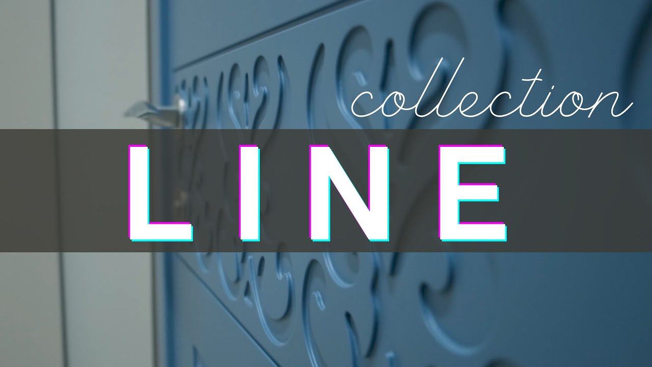 Коллекция LINE - фрезерованные двери в эмали (Victoria Porte)