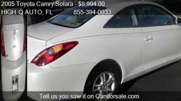 2005 Toyota Camry Solara Solara SE for sale in Plantation, F