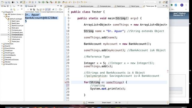 The Object Class, Inheritance, and Polymorphism смотреть онлайн