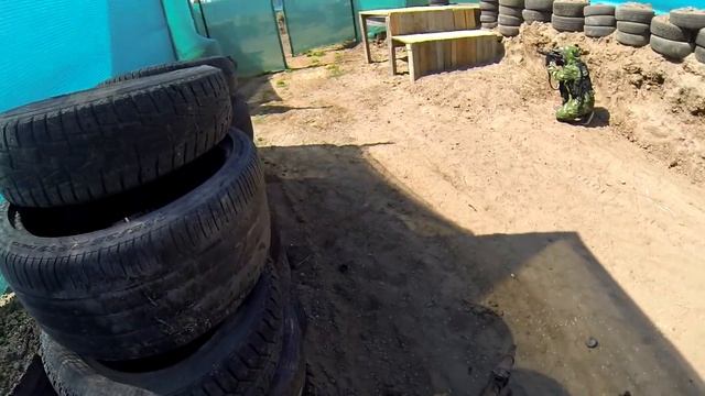 Копия карты de_dust2 в реале! Counter strike страйкбол! Играем в страйкбол! GoPro 1080p airsoft смотреть онлайн