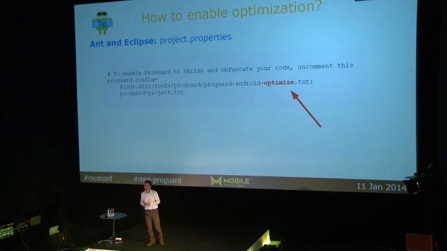 MCE 2014 - Eric Lafortune - ProGuard, Optimizer and Obfuscator in the Android SDK смотреть онлайн