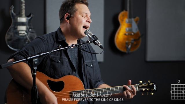 King of Kings - Hillsong Worship - Acoustic cover with chords смотреть онлайн