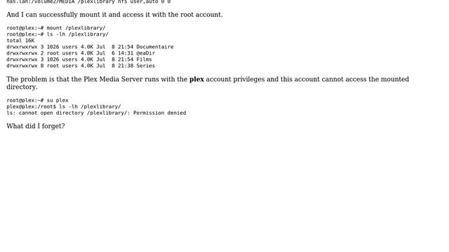 Non-root users cannot access NFS mounted directory (3 Solutions!!) смотреть онлайн