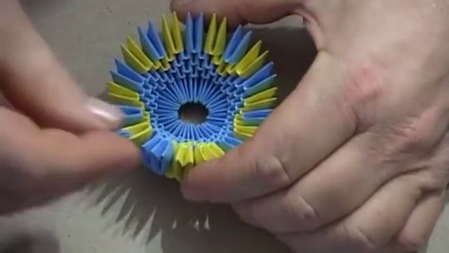 Модульное оригами. Корзинка.(3D origami) смотреть онлайн