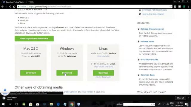 How to install the Fedora Media Writer for Windows 10 for 64 Bits Versions смотреть онлайн