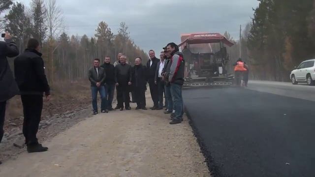 Технология укладки асфальта с использованием серы широко используется в Братске