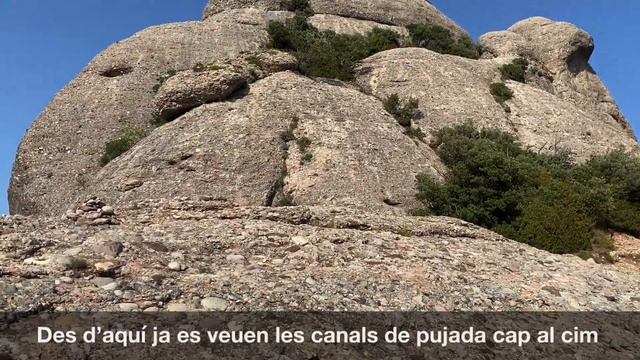 Roca de Sant Salvador ( l’Elefant) pujant per la Canal de Pou del Gat i la Canal Plana смотреть онлайн