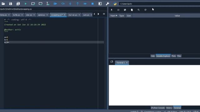 Python One Liners lec 1 - swapping 2 numbers @Easy Engineering in Tamil  @Python Programmer смотреть онлайн