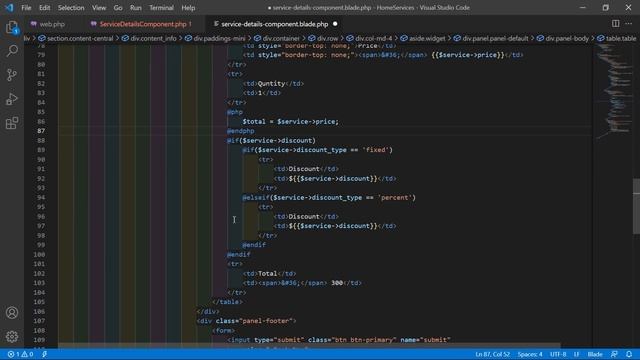 Laravel 8 Project Home Services - Create Service Details Page смотреть онлайн