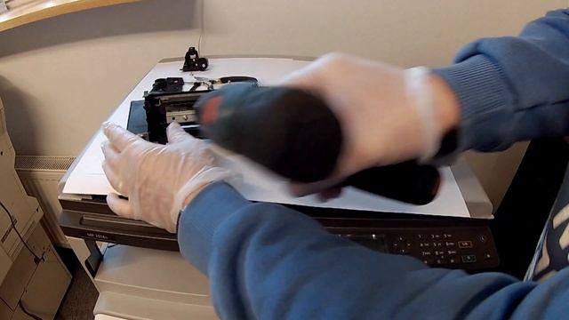 RICOH MP 2014 Replacing drum, charging roller, cleaning blade MP2014 смотреть онлайн