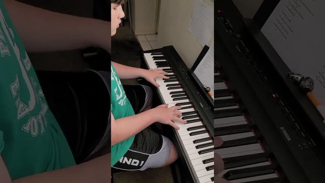 Wyatt Wallace practicing on his YAMAHA P-125 KEYBOARD JULY 28 2022 смотреть онлайн