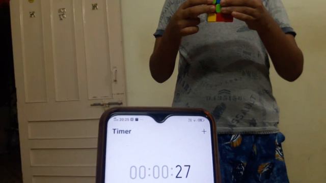 Rubi's cube solved in 52 second for indian flag 🇮🇳🇮🇳 смотреть онлайн
