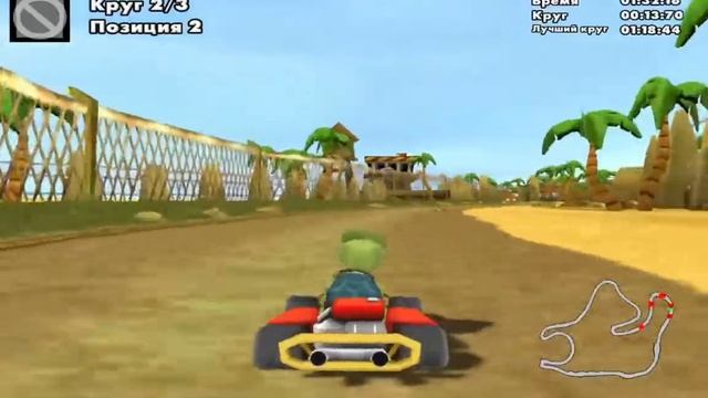 Прохождение Moorhuhn Kart 2 №5 смотреть онлайн