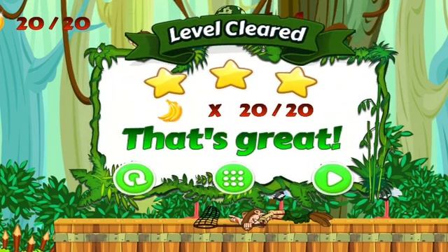 Jungle Monkey Run Gameplay смотреть онлайн