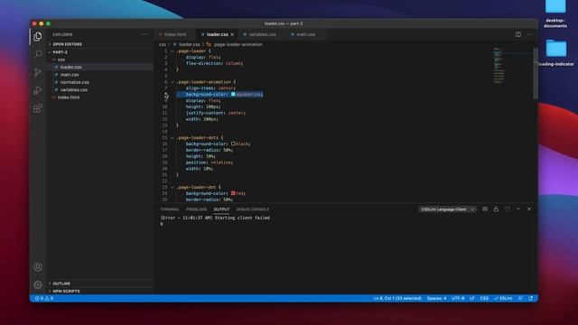 CSS Loading Indicator in 5 Steps: Advanced CSS Loader Animation Tutorial (Part 3) смотреть онлайн