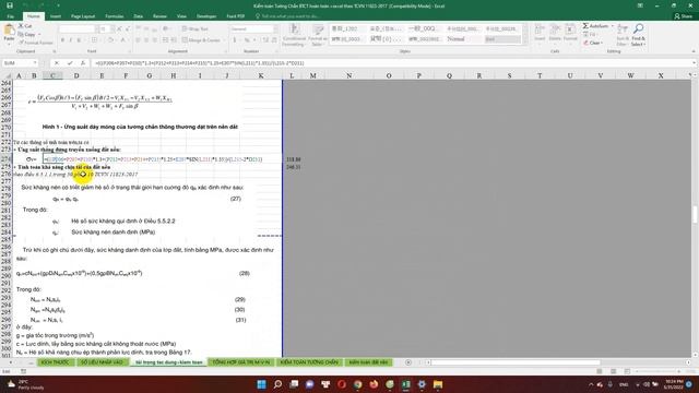 bảng tính tường chắn BTCT hoàn toàn tự động = excel (KO CẦN DÙNG PHẦN MỀM) theo 11823 -2017 mới nhấ смотреть онлайн