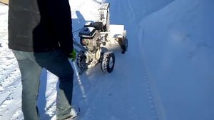 Снегоубощик Мотокультиватор крот с насадкой снегоочистель