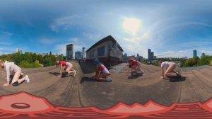 TWERK ON THE ROOF 360 VR Video • Chris Brown - Wobble Up • Тверк на крыше в 360 Градусов (#VRKINGS)
