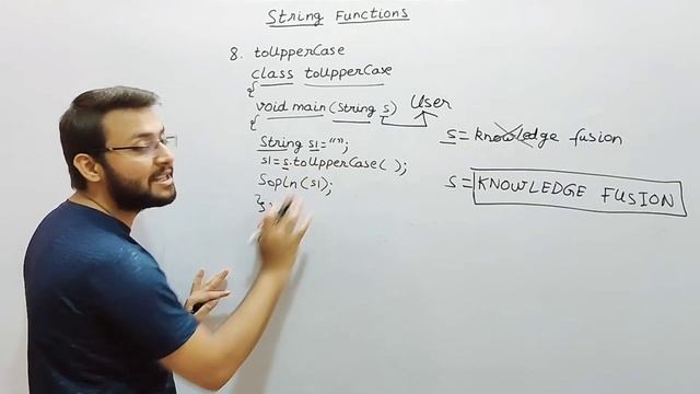 String Function - toUpperCase( ) Method | JAVA Programming | ICSE смотреть онлайн