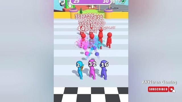 New Update Satisfying Mobile games - Giant Rush, Ball Run 2048, Man Runner смотреть онлайн