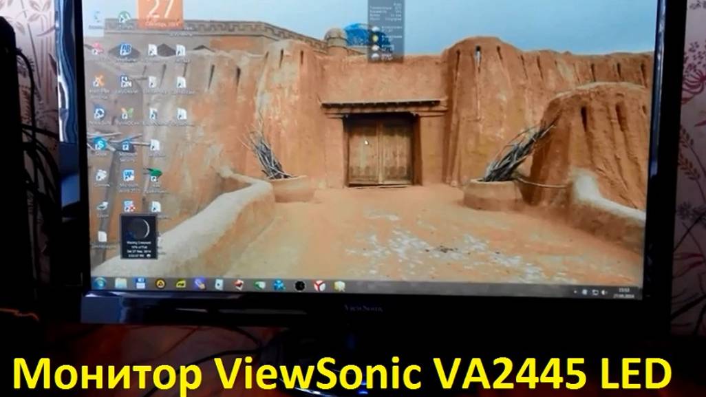 Обзор Монитора ViewSonic VA2445 LED смотреть онлайн