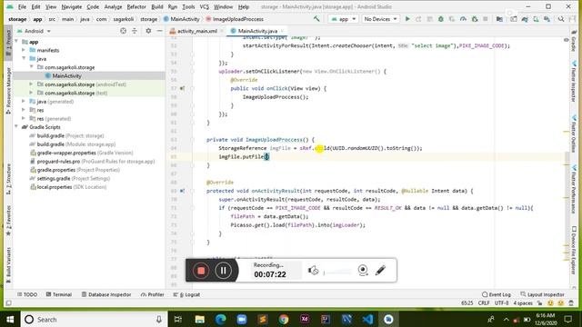 How to Upload Image/Files in Firebase Storage in Android Studio смотреть онлайн
