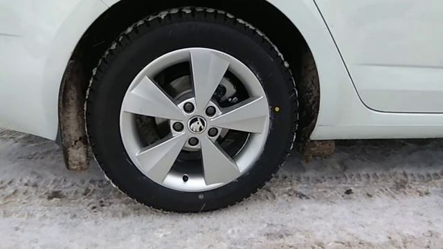 Шкода Октавия А7 NEW!!! Меняю резину!!! смотреть онлайн