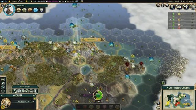 Инки против всех! Серия №3: Австрия и Зулусы (ходы 85-112). Civilization V: BNW смотреть онлайн