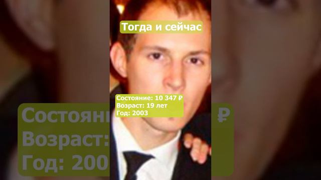 Павел Дуров, ТОГДА и СЕЙЧАС, с приходом успеха #рекомендации #рек #подпишись смотреть онлайн