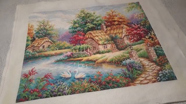 ВЫШИВКА\ НЕОФОРМЛЕННЫЕ РАБОТЫ !! СКОЛЬКО ИХ И КАК ХРАНЮ ?\ Вышивка крестом и бисером . смотреть онлайн