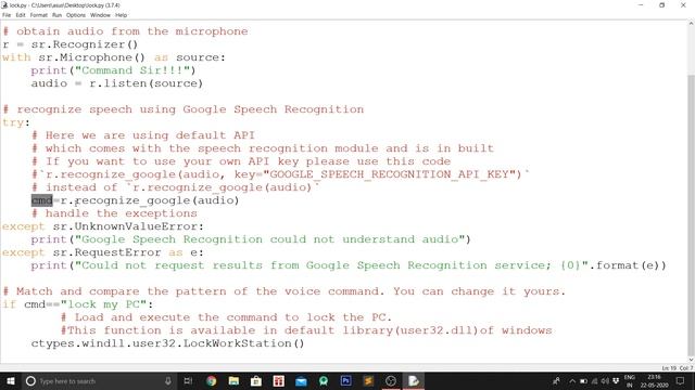 Voice Command using Python|CODE WITH NM смотреть онлайн
